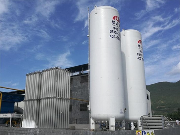 100m3 مستشفى وارتفاع ضغط الوعاء الفراغ Lox Liquid Argon Storage Tank